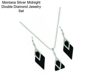 Montana Silver Midnight Double Diamond Jewelry Set