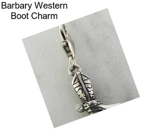 Barbary Western Boot Charm