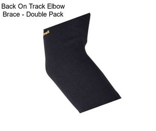 Back On Track Elbow Brace - Double Pack