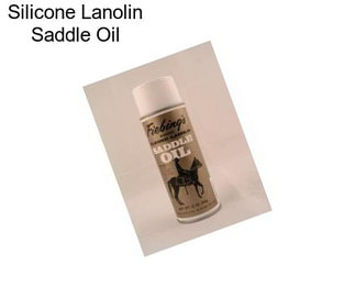 Silicone Lanolin Saddle Oil