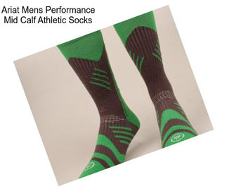 Ariat Mens Performance Mid Calf Athletic Socks