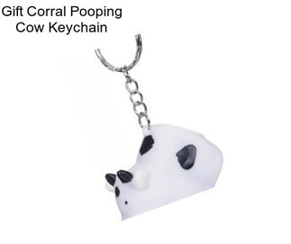 Gift Corral Pooping Cow Keychain