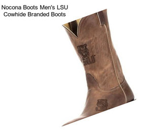 Nocona Boots Men\'s LSU Cowhide Branded Boots
