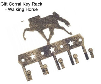 Gift Corral Key Rack - Walking Horse