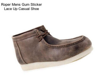 Roper Mens Gum Sticker Lace Up Casual Shoe
