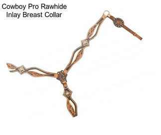 Cowboy Pro Rawhide Inlay Breast Collar