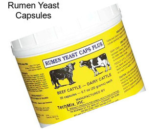 Rumen Yeast Capsules