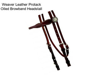 Weaver Leather Protack Oiled Browband Headstall