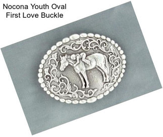 Nocona Youth Oval First Love Buckle