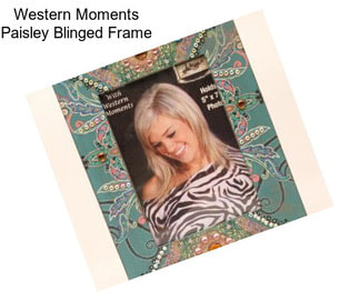 Western Moments Paisley Blinged Frame