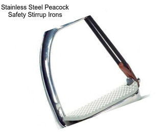 Stainless Steel Peacock Safety Stirrup Irons