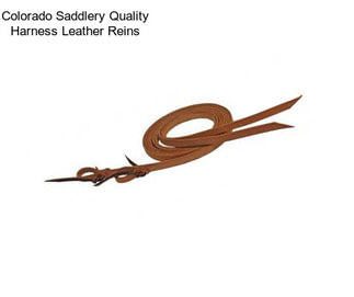 Colorado Saddlery Quality Harness Leather Reins