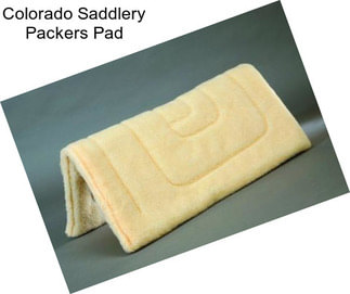 Colorado Saddlery Packers Pad