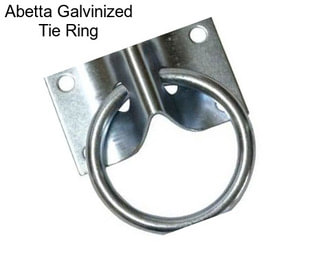 Abetta Galvinized Tie Ring