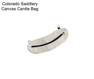 Colorado Saddlery Canvas Cantle Bag