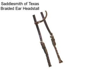 Saddlesmith of Texas Braided Ear Headstall