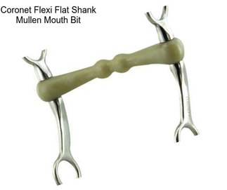 Coronet Flexi Flat Shank Mullen Mouth Bit