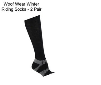 Woof Wear Winter Riding Socks - 2 Pair