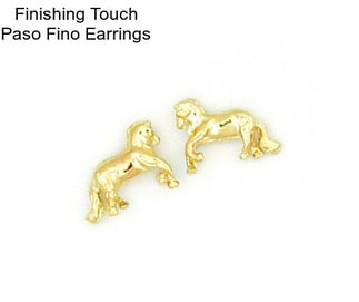 Finishing Touch Paso Fino Earrings