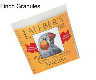 Finch Granules