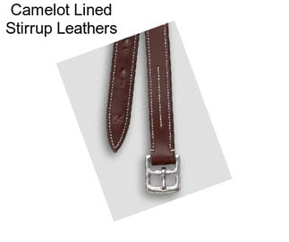 Camelot Lined Stirrup Leathers