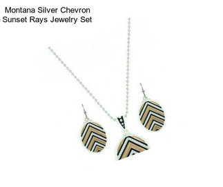Montana Silver Chevron Sunset Rays Jewelry Set