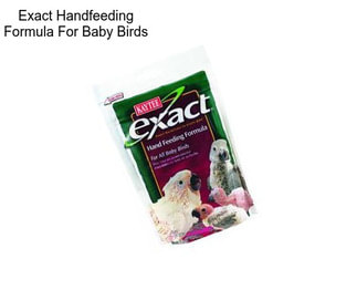 Exact Handfeeding Formula For Baby Birds