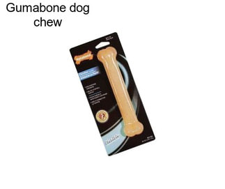 Gumabone dog chew