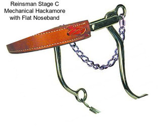 Reinsman Stage C Mechanical Hackamore with Flat Noseband