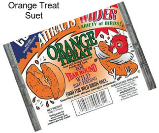 Orange Treat Suet