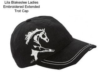 Lila Blakeslee Ladies Embroidered Extended Trot Cap