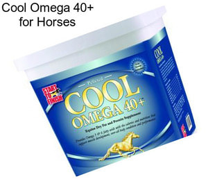 Cool Omega 40+ for Horses