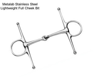 Metalab Stainless Steel Lightweight Full Cheek Bit