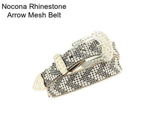 Nocona Rhinestone Arrow Mesh Belt