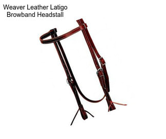 Weaver Leather Latigo Browband Headstall