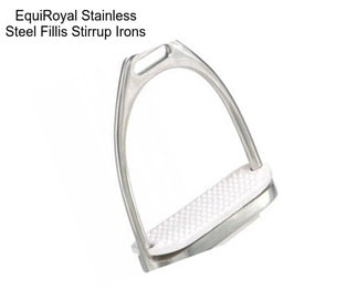 EquiRoyal Stainless Steel Fillis Stirrup Irons