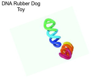 DNA Rubber Dog Toy