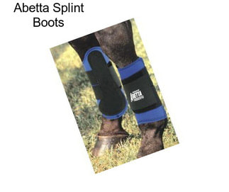 Abetta Splint Boots