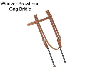 Weaver Browband Gag Bridle