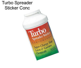 Turbo Spreader Sticker Conc