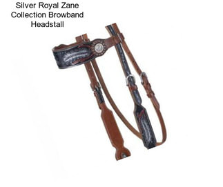 Silver Royal Zane Collection Browband Headstall