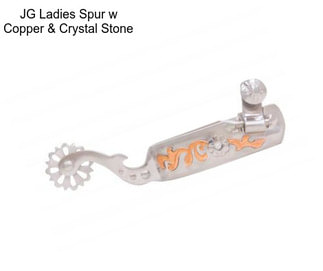 JG Ladies Spur w Copper & Crystal Stone