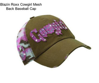 Blazin Roxx Cowgirl Mesh Back Baseball Cap