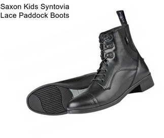 Saxon Kids Syntovia Lace Paddock Boots