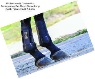Professionals Choice Pro Performance Pro Mesh Show Jump Boot - Front - Hook & Loop