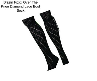 Blazin Roxx Over The Knee Diamond Lace Boot Sock