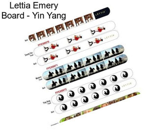 Lettia Emery Board - Yin Yang