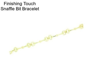 Finishing Touch Snaffle Bit Bracelet