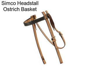 Simco Headstall Ostrich Basket