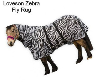 Loveson Zebra Fly Rug